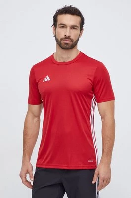 adidas Performance t-shirt treningowy Tabela 23 kolor czerwony z aplikacją HT6552