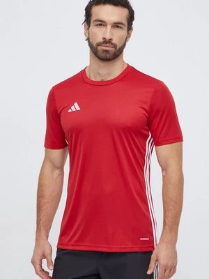 adidas Performance t-shirt treningowy Tabela 23 kolor czerwony z aplikacją HT6552