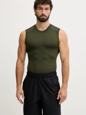 adidas Performance t-shirt treningowy Techfit Compression kolor zielony JX2565