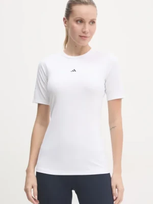 adidas Performance t-shirt treningowy Techfit kolor beżowy IX3254