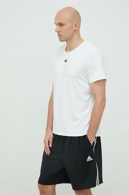 adidas Performance t-shirt treningowy Techfit kolor biały gładki