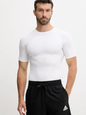 adidas Performance t-shirt treningowy Techfit męski kolor biały gładki JP4675