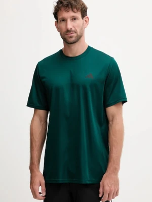 adidas Performance t-shirt treningowy TR-ES BASE męski kolor zielony gładki JW5025