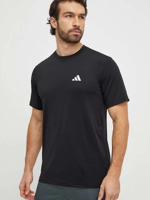 adidas Performance t-shirt treningowy Train Essentials kolor czarny gładki IC7413