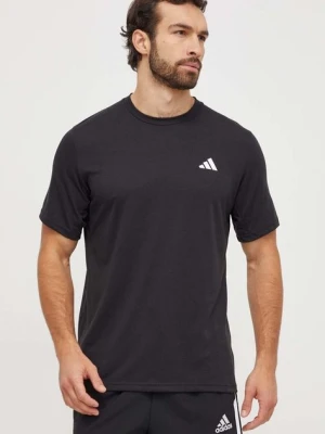 adidas Performance t-shirt treningowy Train Essentials kolor czarny gładki IC7421
