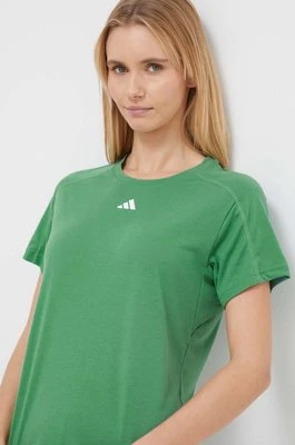 adidas Performance t-shirt treningowy Training Essentials kolor zielony IS3958