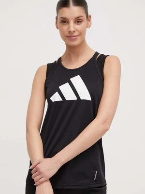 adidas Performance top do biegania Run It kolor czarny IN0118