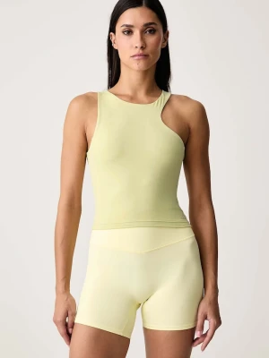 adidas Performance top do jogi damski All me żółty