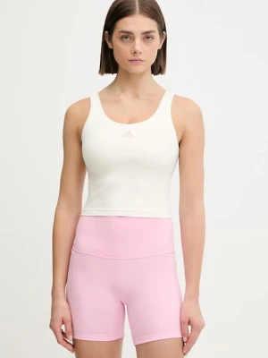 adidas Performance top kolor beżowy KT3281