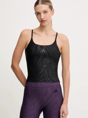 adidas Performance top treningowy Aop Optime kolor czarny JV6961