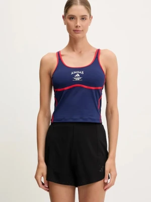 adidas Performance top treningowy Heritage kolor granatowy JG6156