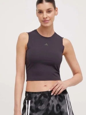 adidas Performance top treningowy HIIT kolor fioletowy IQ1763