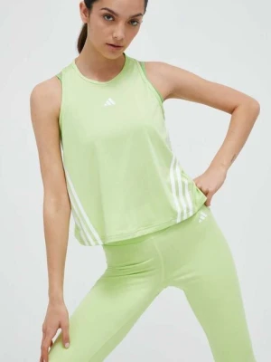 adidas Performance top treningowy Hyperglam kolor zielony