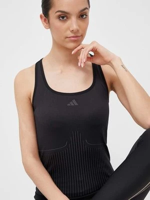 adidas Performance top treningowy Seamless kolor czarny IB0693