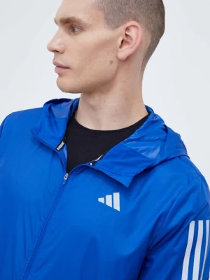 Zdjęcie produktu adidas Performance wiatrówka Own the Run kolor niebieski przejściowa