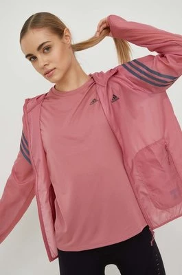 adidas Performance wiatrówka Run Icons kolor różowy przejściowa