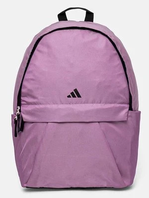 adidas plecak damski kolor fioletowy duży z nadrukiem IX3189