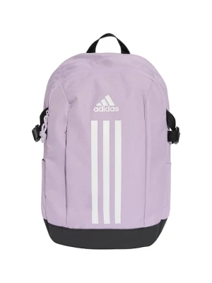 adidas plecak damski kolor fioletowy duży z nadrukiem JX8744