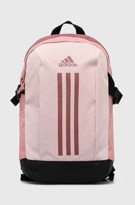 adidas plecak damski kolor różowy duży z nadrukiem IX3181