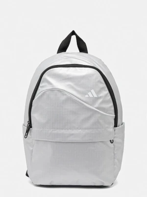 adidas plecak Glow damski kolor srebrny mały gładki JN0926