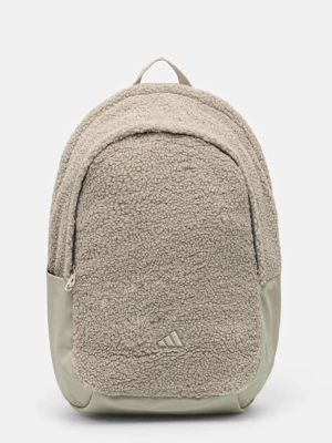 adidas plecak kolor beżowy duży gładki JM4830