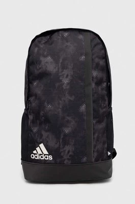 adidas plecak kolor czarny duży wzorzysty IS3783