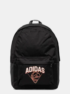 adidas plecak kolor czarny duży z nadrukiem JG1086