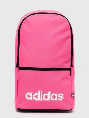 adidas plecak kolor różowy duży z nadrukiem IR9824