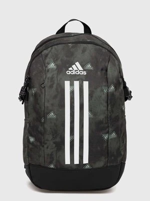 adidas plecak kolor zielony duży z nadrukiem IX6800