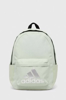 adidas plecak kolor zielony duży z nadrukiem IX7988