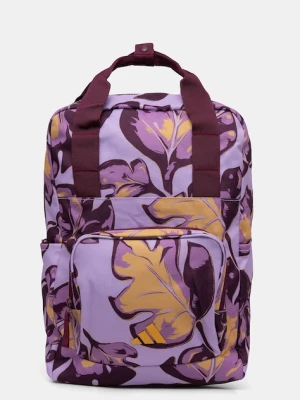 adidas plecak Prime damski kolor fioletowy duży wzorzysty JX1247