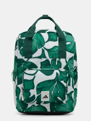 adidas plecak W LEAF BACKPACK damski kolor zielony duży wzorzysty JG1111