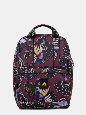 adidas plecak x Farm Rio damski kolor bordowy duży wzorzysty JN2674