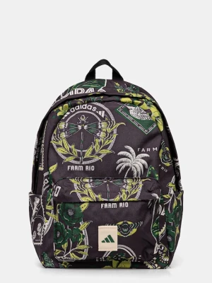 adidas plecak x Farm Rio damski kolor czarny duży wzorzysty JN2679