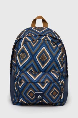 adidas plecak x Farm Rio damski kolor niebieski duży wzorzysty IX5055