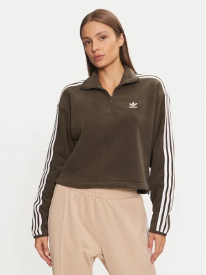 adidas Polar Polar Fleece 1 / 2 Zip IW3164 Zielony Loose Fit