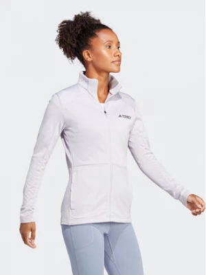 adidas Polar Terrex Multi Full-Zip Fleece Jacket HN5461 Fioletowy Slim Fit