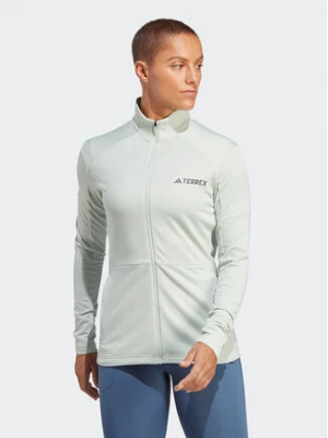 adidas Polar Terrex Multi Full-Zip Fleece Jacket HN5464 Zielony Slim Fit