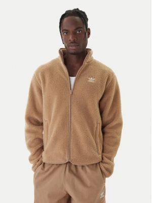 adidas Polar Trefoil Essentials Teddy JW3530 Beżowy Loose Fit
