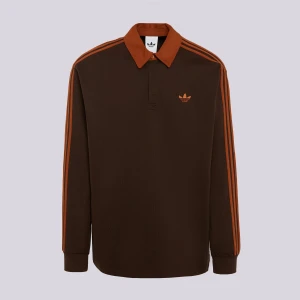 Adidas Polo 3S Pl brązowy