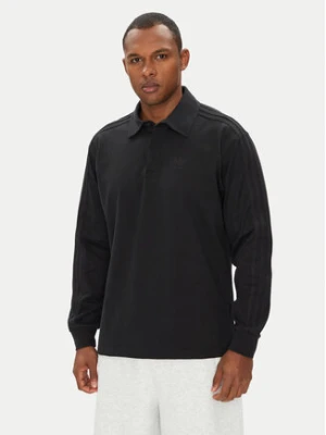 adidas Polo adicolor Rugby JY1401 Czarny Regular Fit
