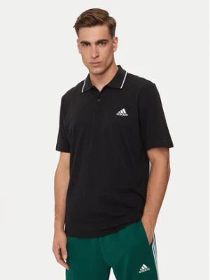 adidas Polo Essentials IC9314 Czarny Regular Fit