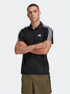 adidas Polo Train Essentials Piqué 3-Stripes Training Polo Shirt IB8107 Czarny Regular Fit