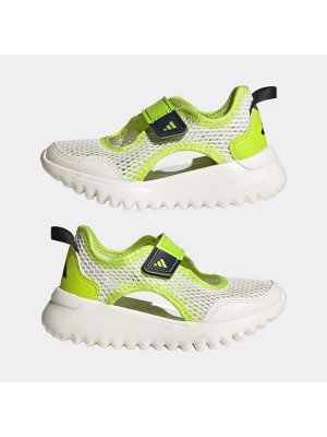adidas Półsandały "SUMMERFLEX" w kolorze zielono-białym rozmiar: 31