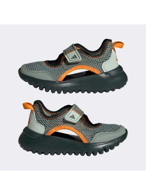 adidas Półsandały "SUMMERFLEX" w kolorze zielono-pomarańczowym rozmiar: 35