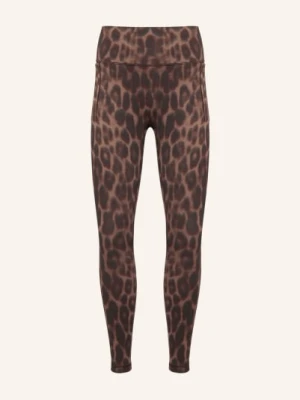 Adidas Rajstopy Optimé Primelift Leopard schwarz