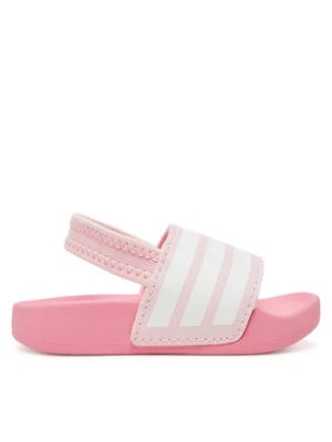 adidas Sandały adilette Estrap JR5326 Różowy
