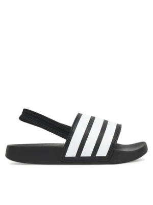 adidas Sandały adilette Estrap JR5328 Czarny