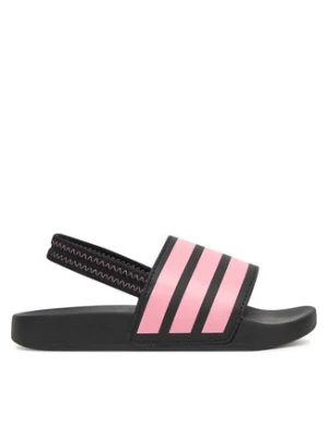 adidas Sandały adilette Estrap JR5330 Czarny