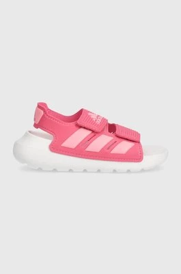 adidas sandały dziecięce ALTASWIM 2.0 C kolor różowy
